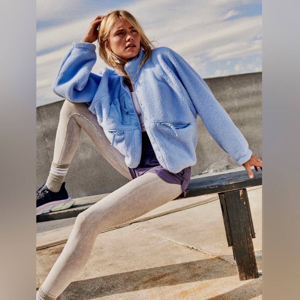 Free People Hit The Slopes Fleece Jacket